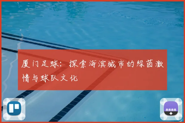 厦门足球:探索海滨城市的绿茵激情与球队文化